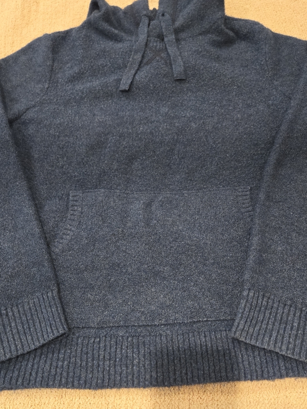 UpWest Men's Crewneck Hooded Sweater in Navy
